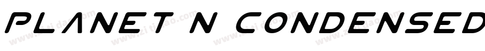 Planet N Condensed字体转换